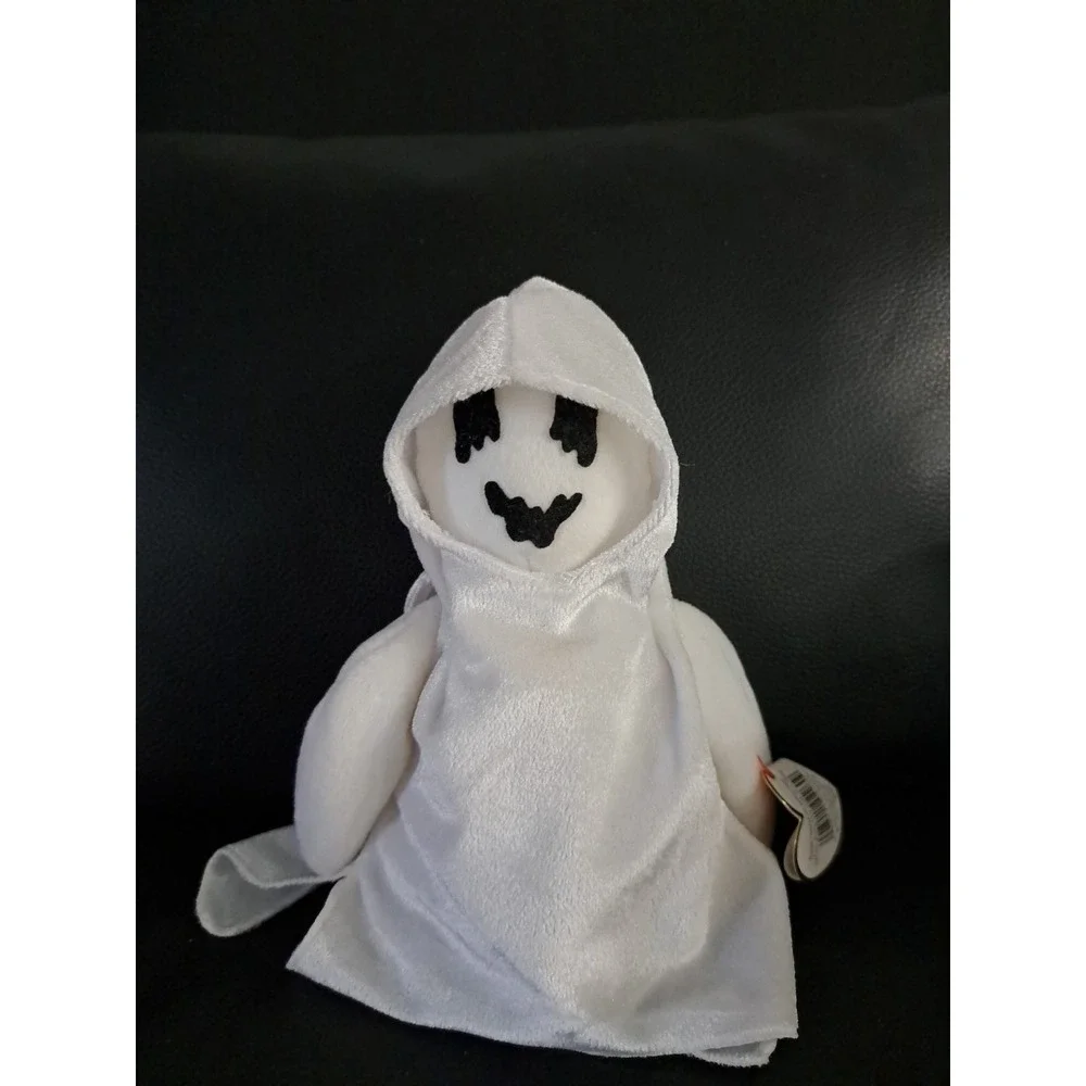 Vintage TY Beanie Baby‎ Sheets the Ghost, Born October 31, 1999